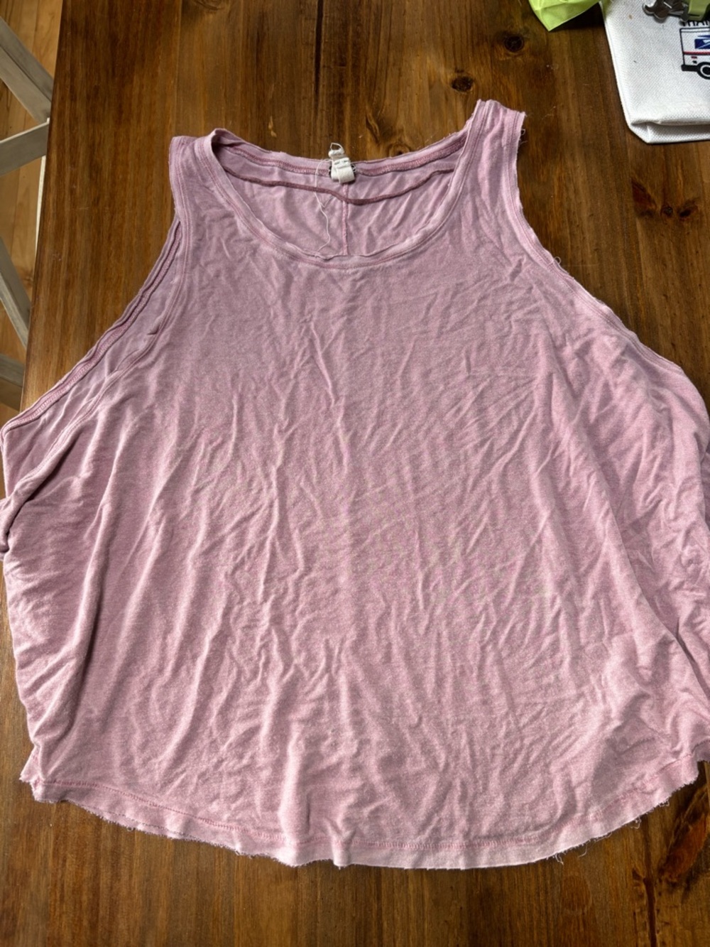We The Free Soft Pink Scoop Neck Tank